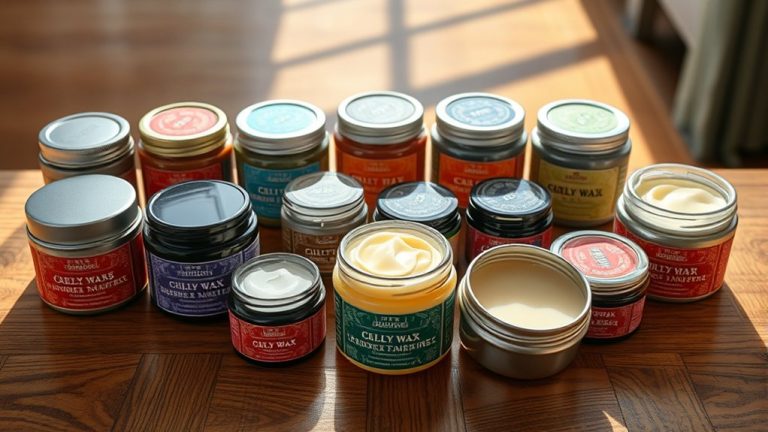 top curly hair waxes