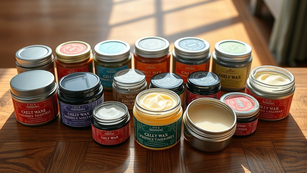 top curly hair waxes