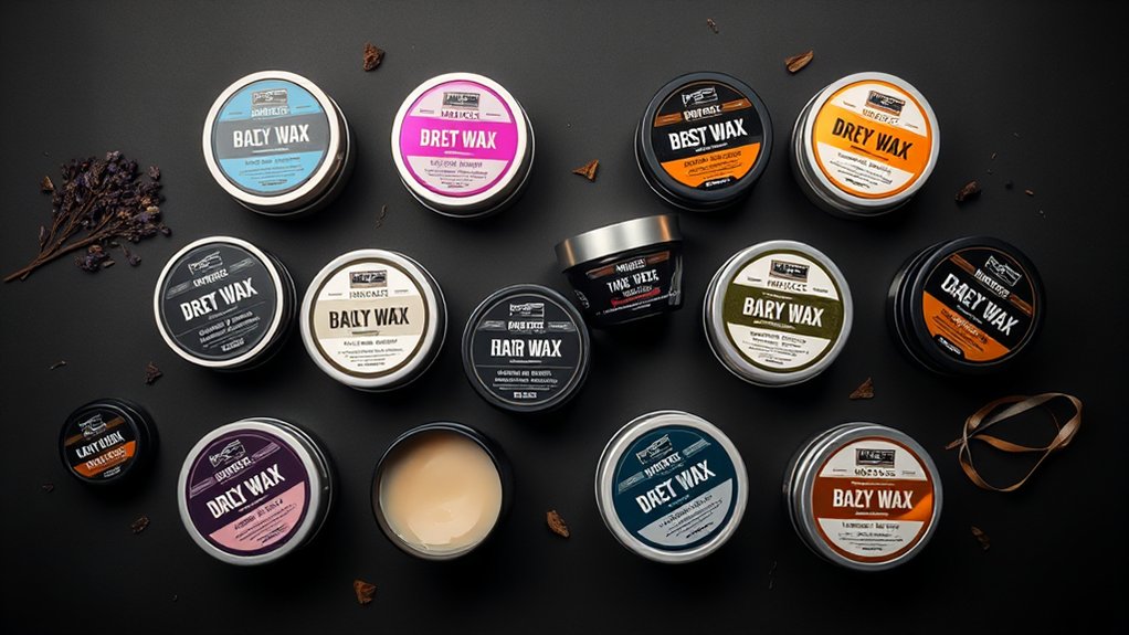 top dry hair waxes